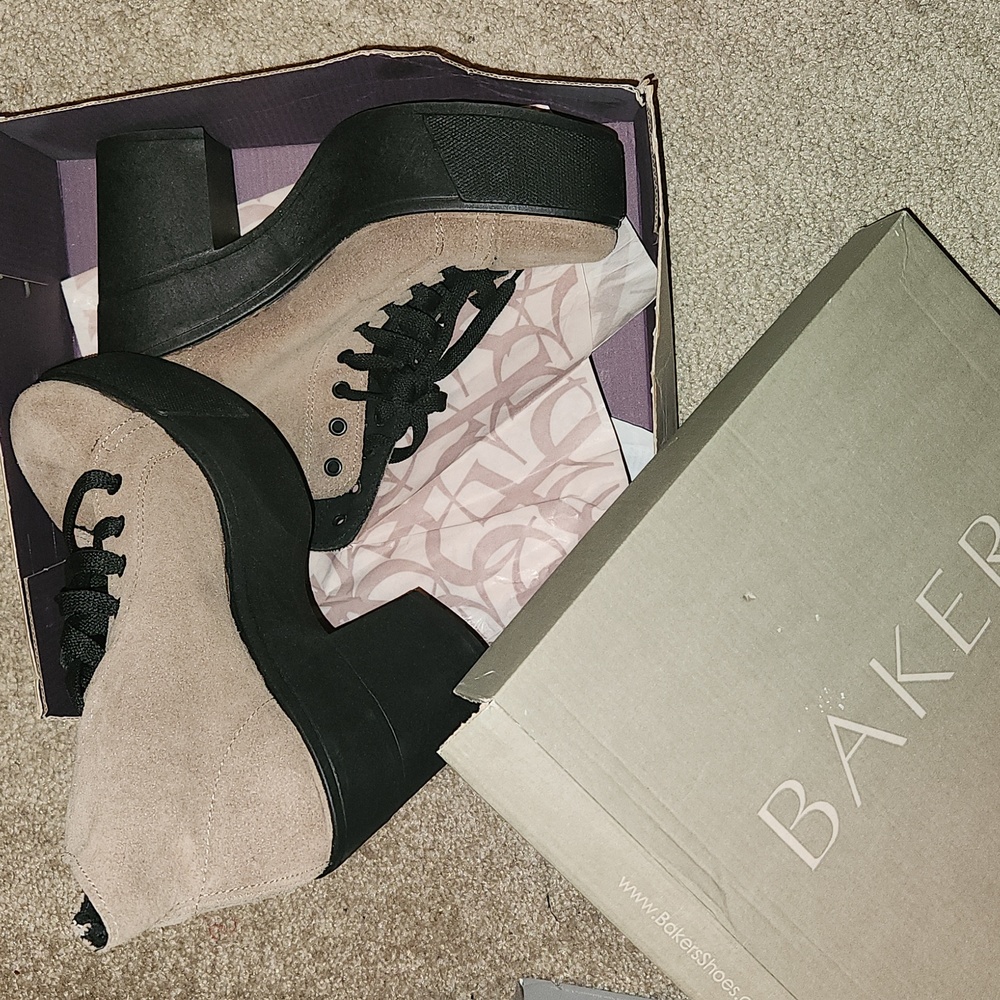 Bakers Block Heel taupe/nodium